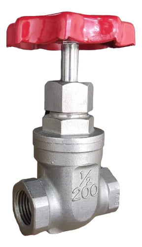 Válvula De Compuerta De 1/2 Acero Inoxidable