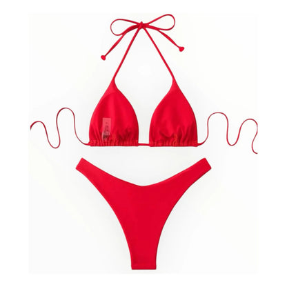 Traje De Baño Playa Rojo Lisa G