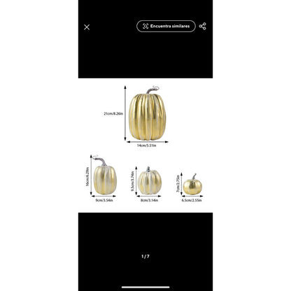 Set De Calabazas Para Halloween