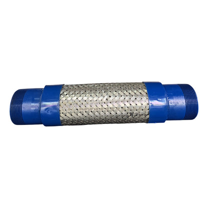 Manguera Metálica Flexible 1 PuLG X 30cm Con Niples Roscado Medida