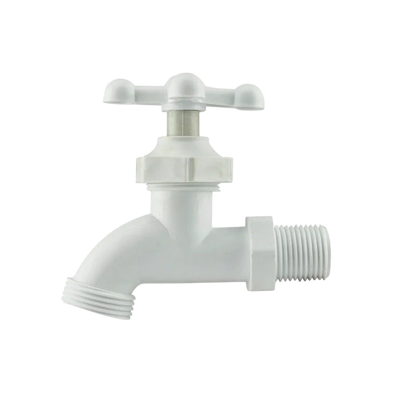 Llave De Riego 1/2  De Plástico - Válvula De Nariz