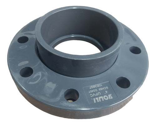 Brida Espiga Movible 4'' Pvc Cedula 80 150psi