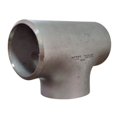 Tee Soldable De 3 Pulgada C-40 Inoxidable