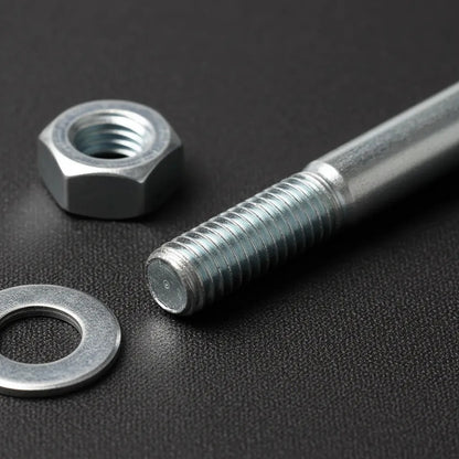 5 Pza Tornillo Galvanizado 5/8 X 3  Tuerca Y Rondana