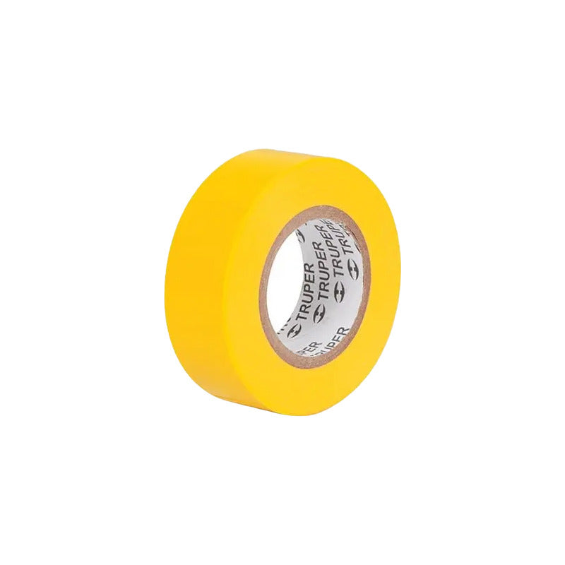 1 Pza Cinta De Aislar 18 Metros Pvc Truper De Colores