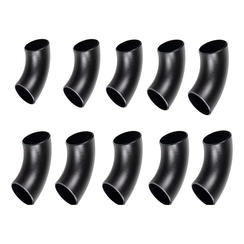 10 Pza Codo Soldable 1/2  X 90 Acero Al Carbon C-40