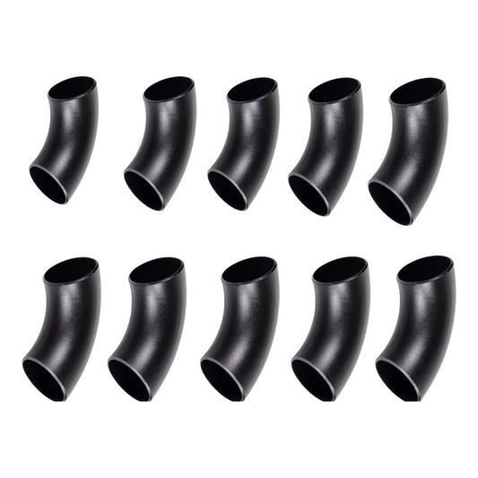 10 Pza Codo Soldable 1/2  X 90 Acero Al Carbon C-40