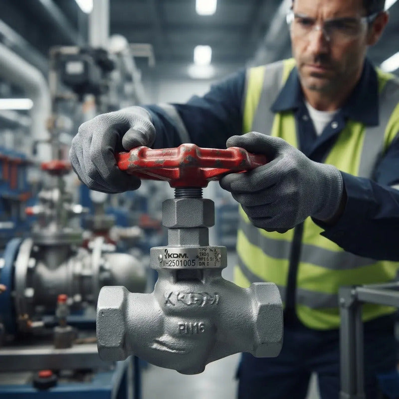 Válvula De Globo Kdm De 1/2 Npt Uso Industrial