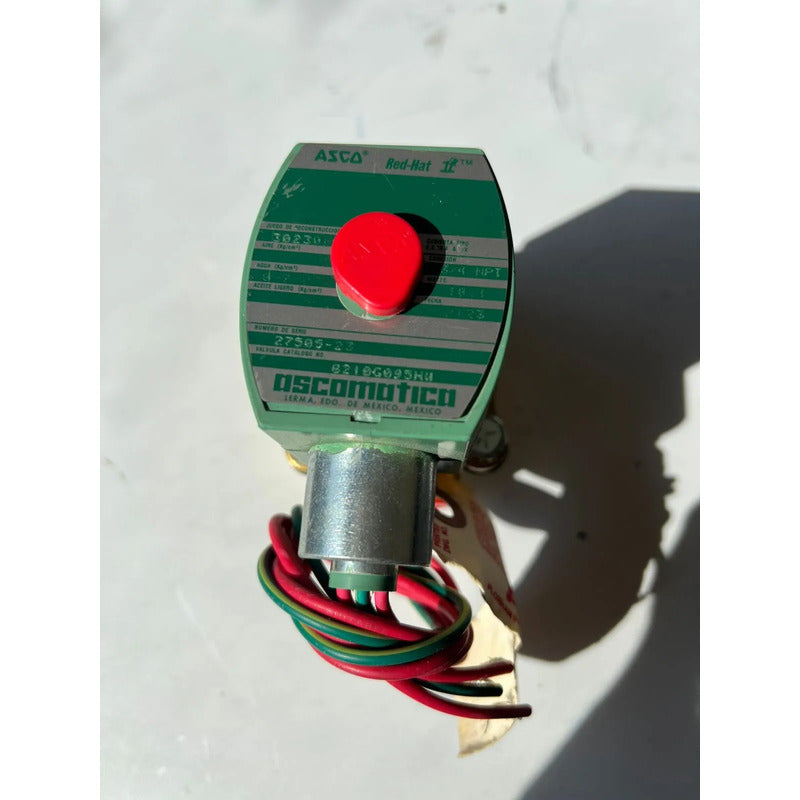 Valvula Solenoide 3/4 Asco Modelo 8210g095h Uso General 24v