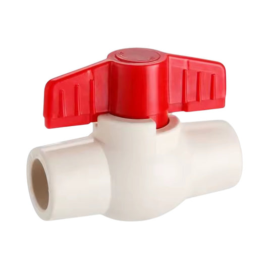 Valvula De Bola Cpvc Cem 19mm 3/4 Paquete De 5 Pza