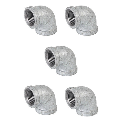Codo Galvanizado Roscada De 45° Y 90°