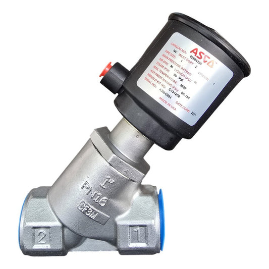 Valvula De Asiento Inclinado De 1 Marca Asco 90 Psi