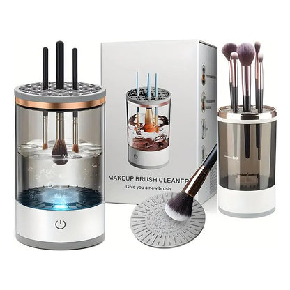 Limpiador Eléctrico Brochas Maquillaje Abigale Usb Portátil Automático Agua