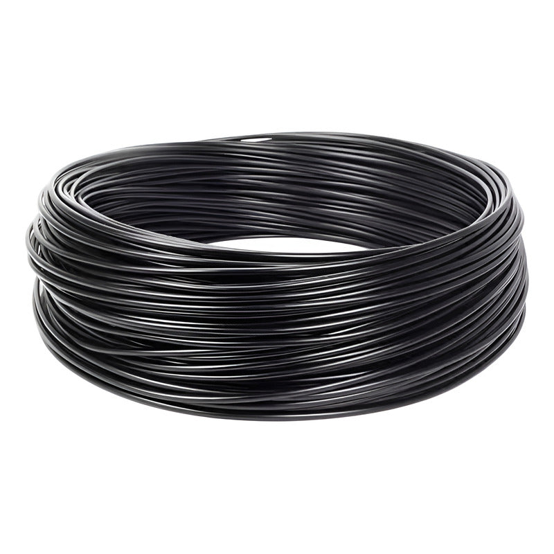 Manguera Para Aire (tubing) De Poliuretano Negro 1/4 15  Mts