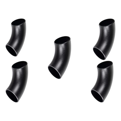 5 Pza Codo Soldable 1-1/2    X 90 Acero Al Carbon C-40