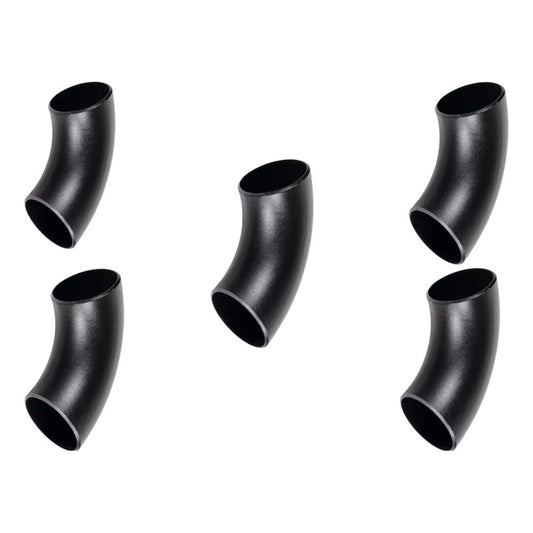 5 Pza Codo Soldable 2  X 90 Acero Al Carbon C-40