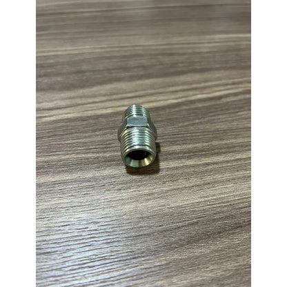 5 Pza Adaptador Recto Macho - Macho Jic 37° - Nptf 1/2 PuLG
