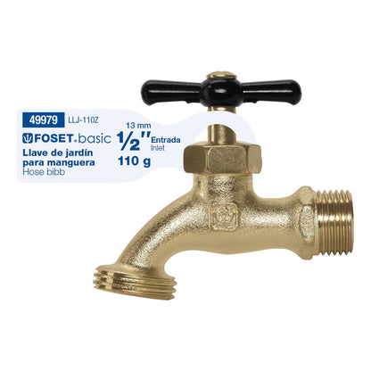 Llave Con Rosca Para Manguera De Jardín Lavadero Agua 1/2.