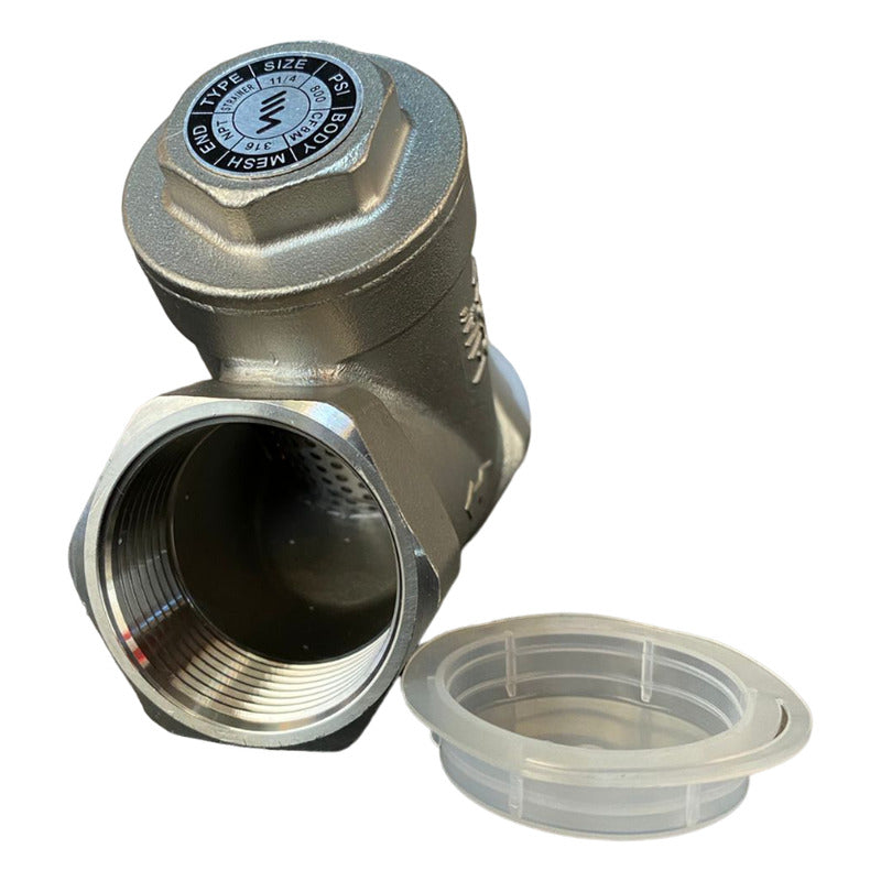 Filtro Tipo Yee De 1-1/4 Acero Inoxidable