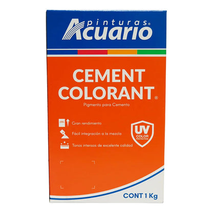 Pigmento P/cemento Polvo 1 Kg Acuario